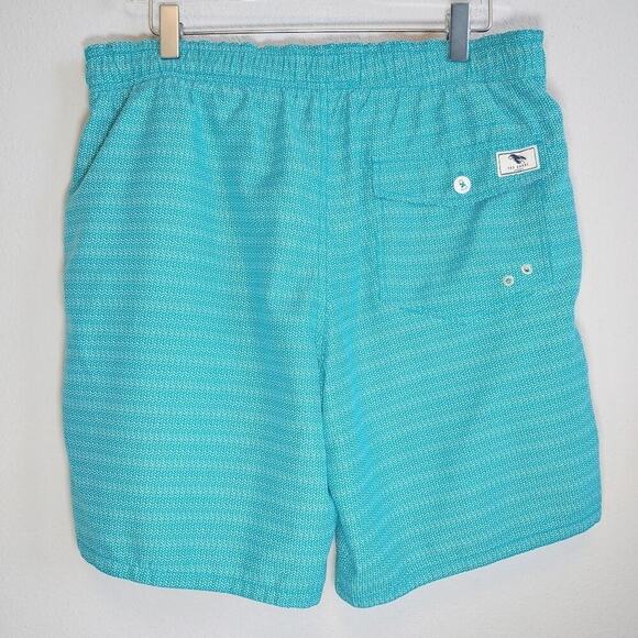 Ted Baker Men's Preppy Beach Vacation Chevron Swim Trunks Sz 3/Medium - Picture 7 of 9